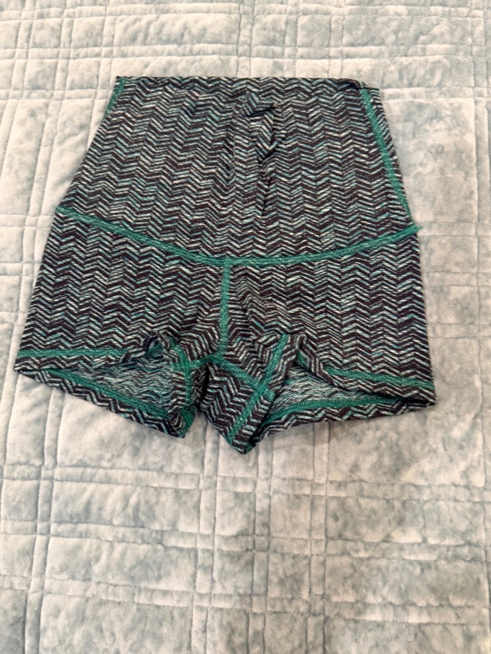 Lululemon Green/Black Align Mini 2” Shorts - Size 2 (best guess)
